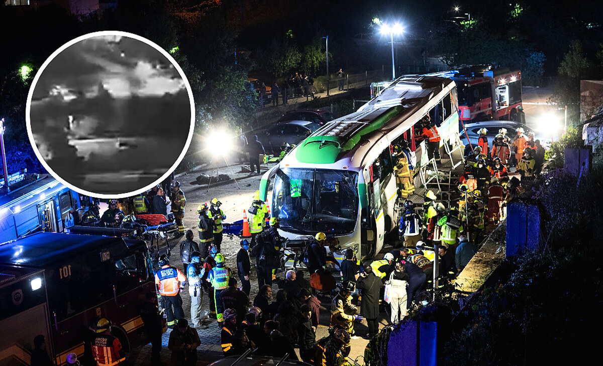 Impactante video: bus de la Orquesta de Cámara de Chile cae 15 metros en Valparaíso y deja una víctima fatal