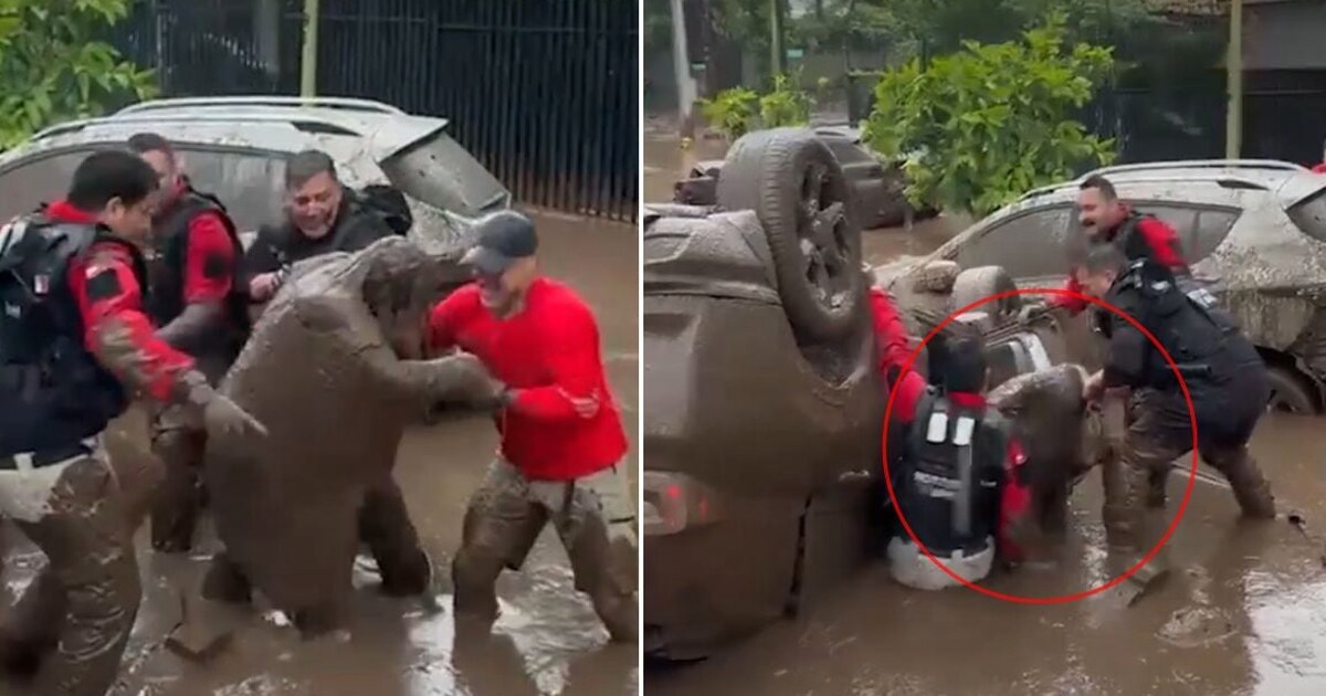 Mujer sobrevivió milagrosamente al aluvión en Las Condes: estuvo 20 minutos atrapada con solo la cabeza fuera del agua
